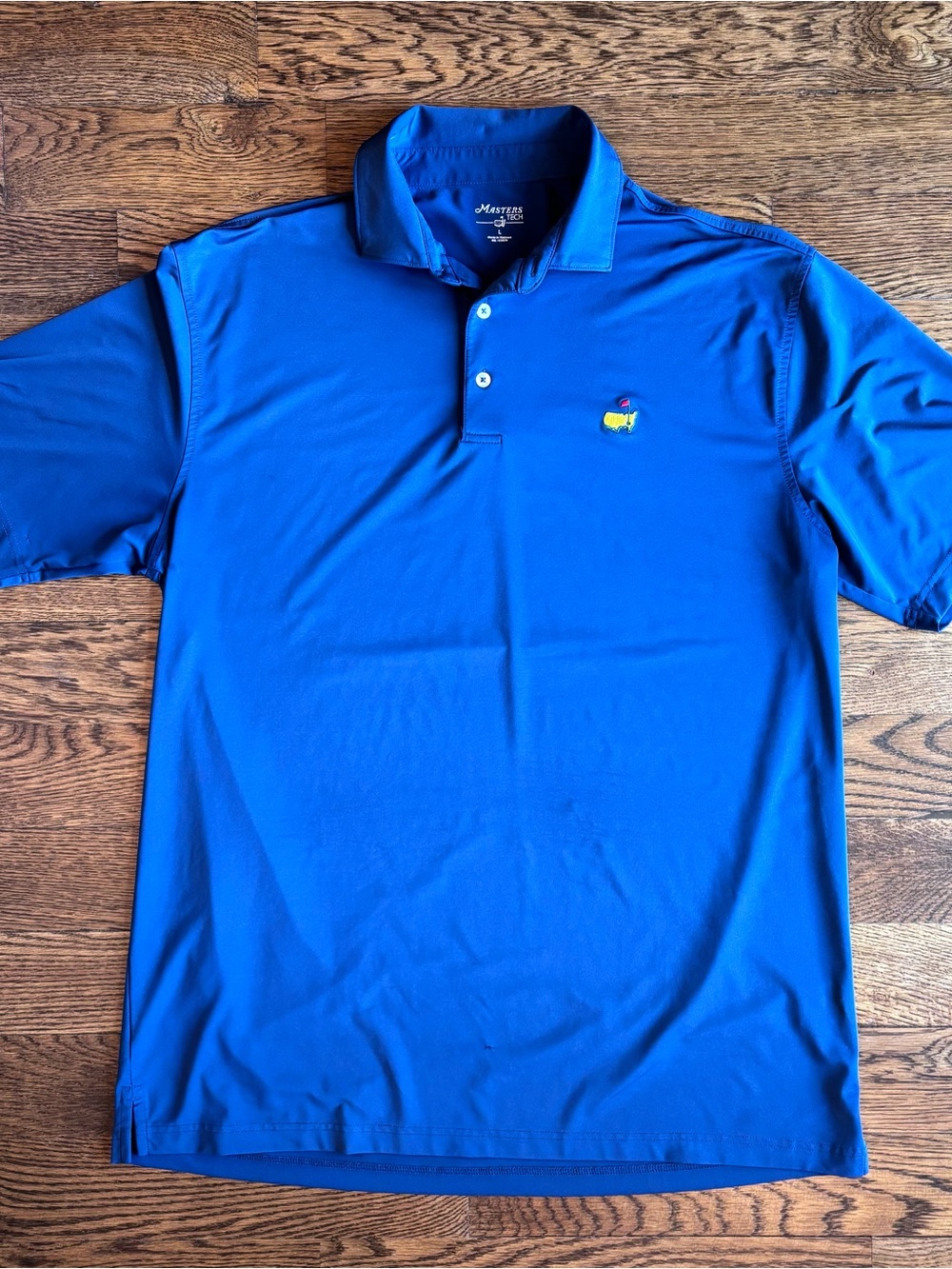 Masters Tech Performance Polo Shirt in Navy | Augusta National Masters Logo | L
